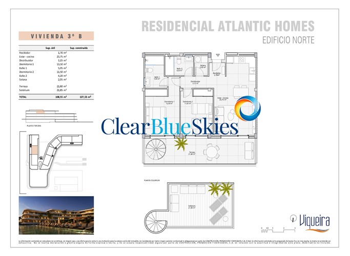 2 bed penthouse for sale in El Madronal