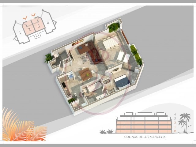 1 bed apartment for sale in Las Colinas de Los Menceyes, Palm Mar